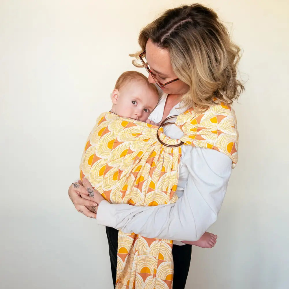 Sunbeam Ring Sling - baby carrier hope&plum