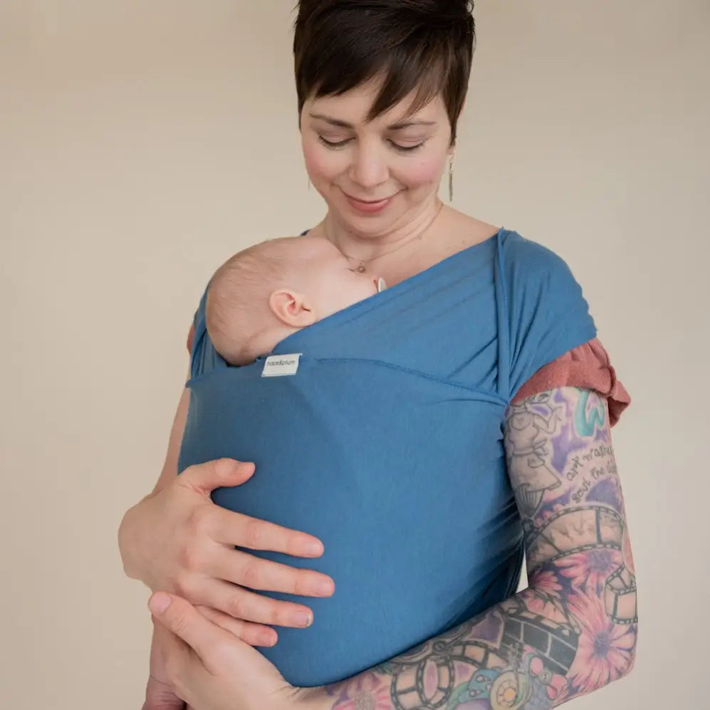 ’Almost Perfect’ - Baby Wrap - Sky / Short baby carrier